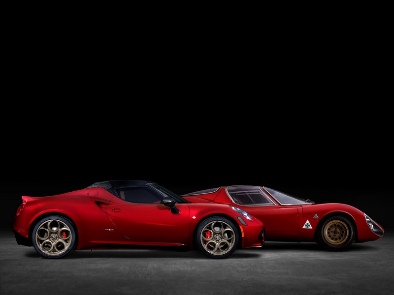 Alfa Romeo představila 4C Spider 33 Stradale Tributo